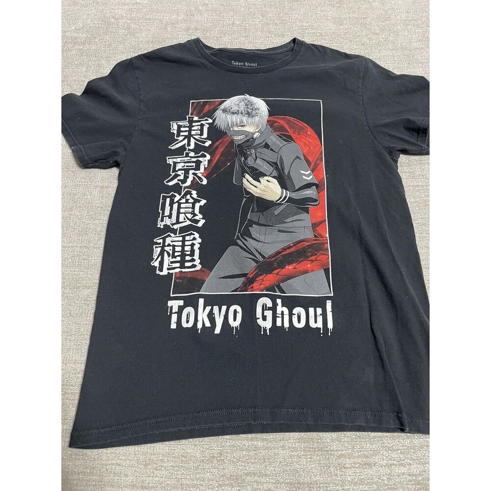 Tokyo Ghoul Shirt Men’s Medium Funimation Anime Black Tee 100% Cotton
